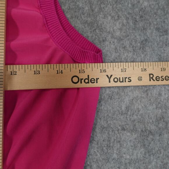 Athleta Dress Womens Extra Small Rincon Pink Athleisure Mini Cinch Waist Barbie - Picture 12 of 14